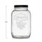 Hello Honey® 1gal Glass Jar with Black Metal Lid